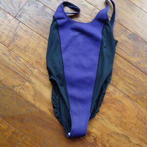 Bare Neoprene Swimsuit Purple Black size 9-10